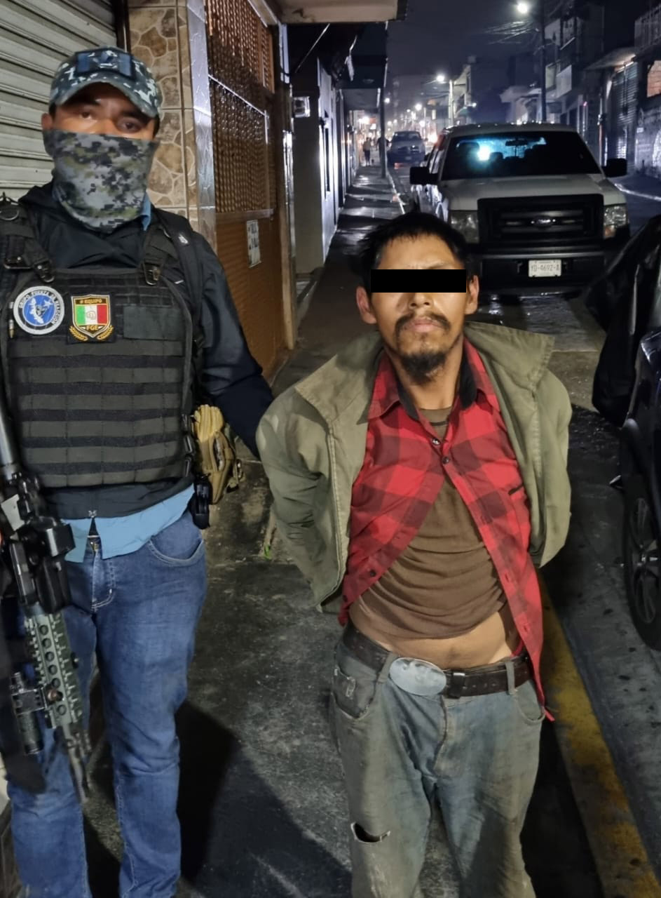 Detienen a presunto feminicida de su ex exposa en Huatusco