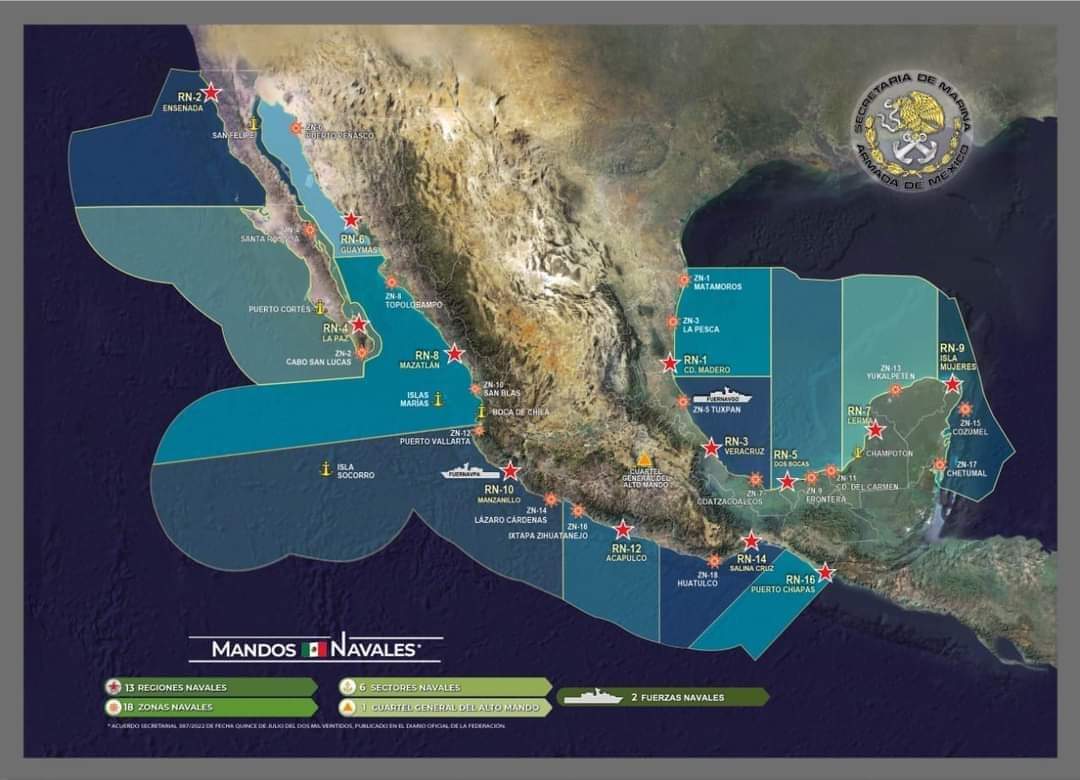 Coatzacoalcos deja de ser tercera y se convierte en Séptima Zona Naval