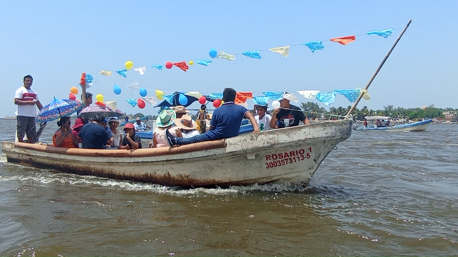 Luego de dos años regresa la procesión en lanchas en honor a la Virgen del Carmen