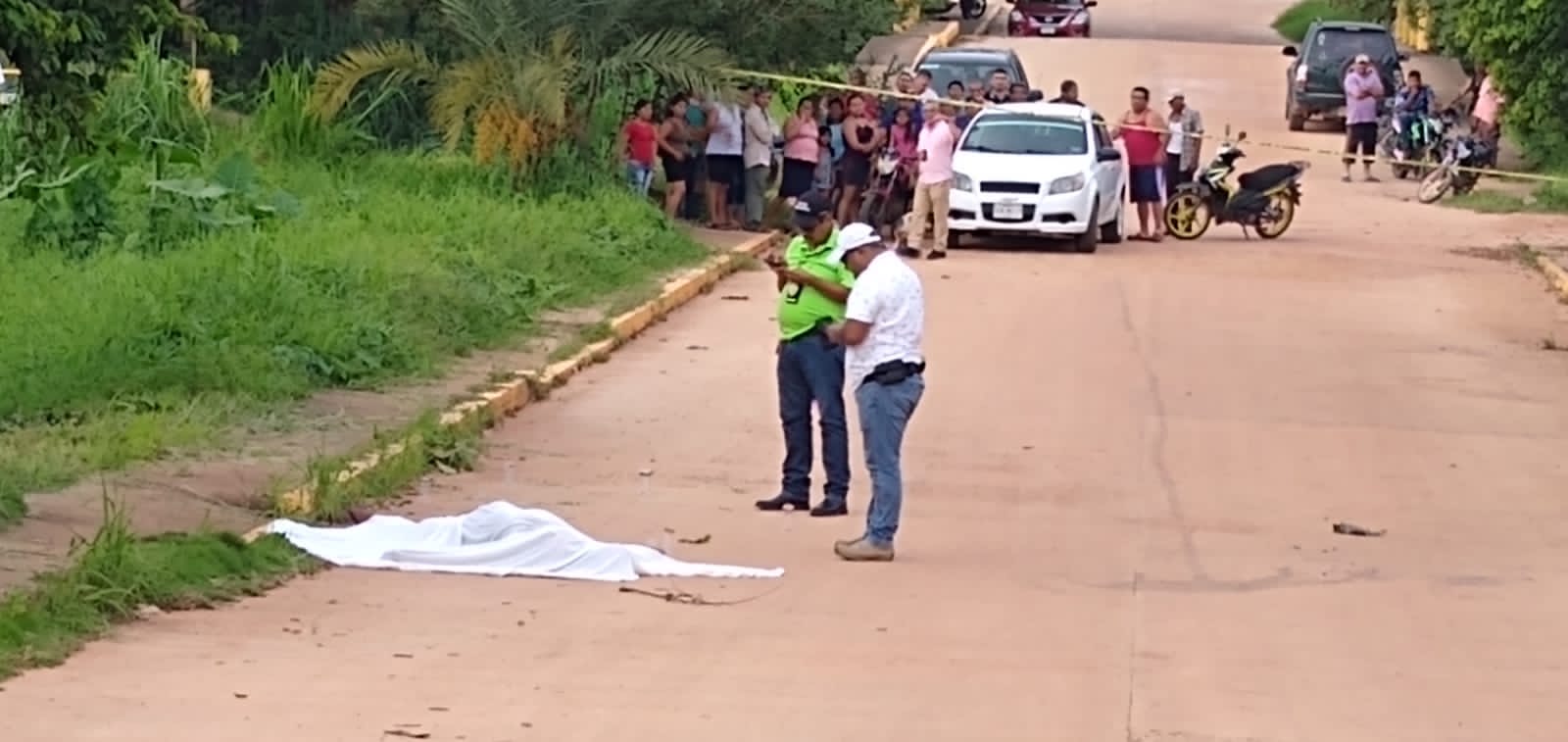 Campesino asesinado a balazos en Sayula de Alemán