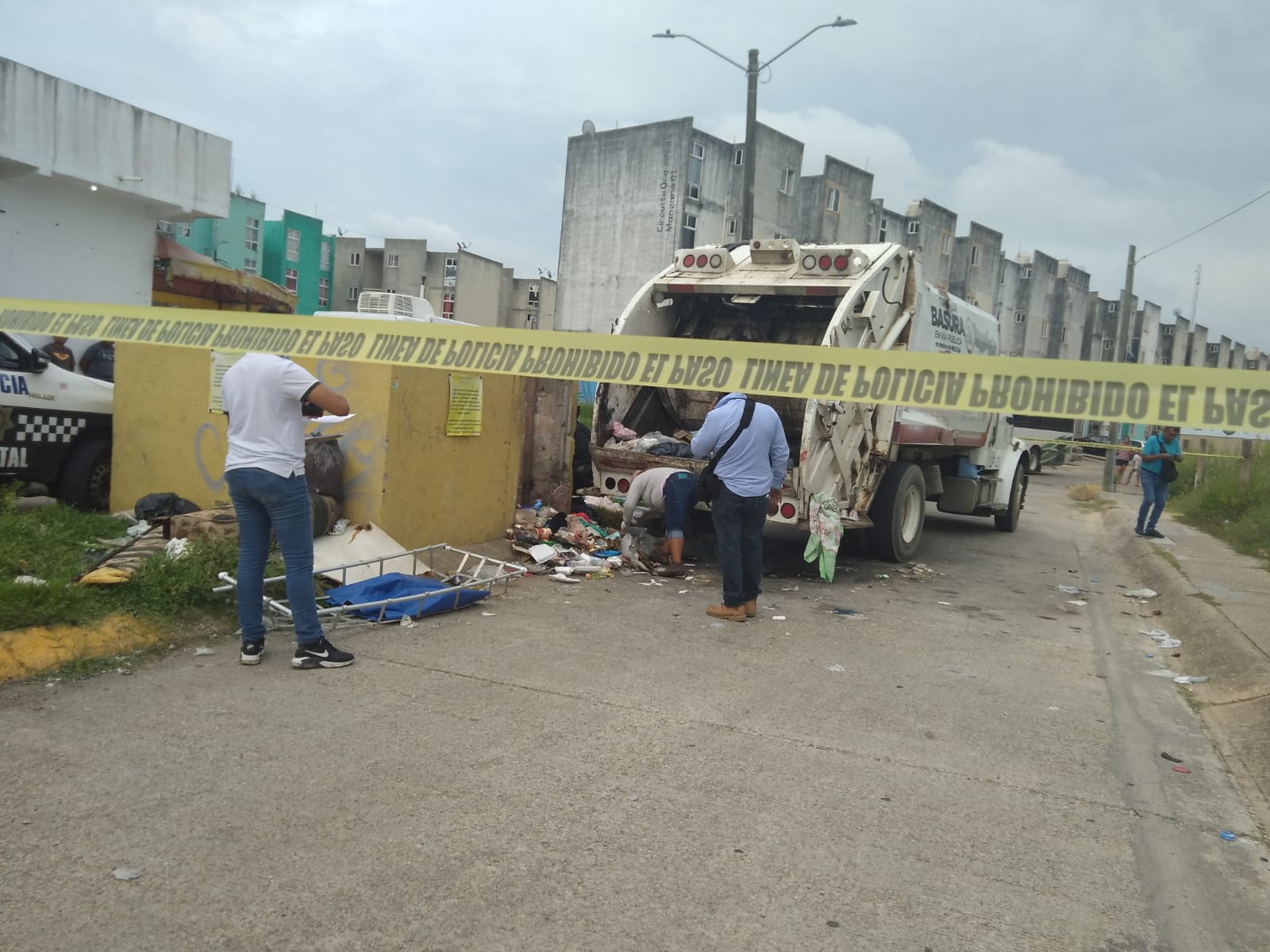 Trabajadores de limpia pública en Coatzacoalcos encuentran cráneo