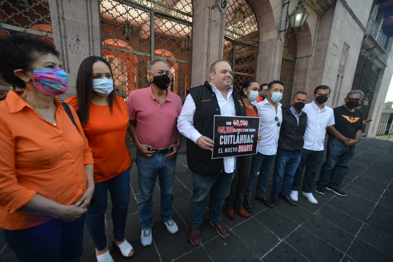 MC solicita información de la deuda estatal, advierte de denuncias ante la ASF