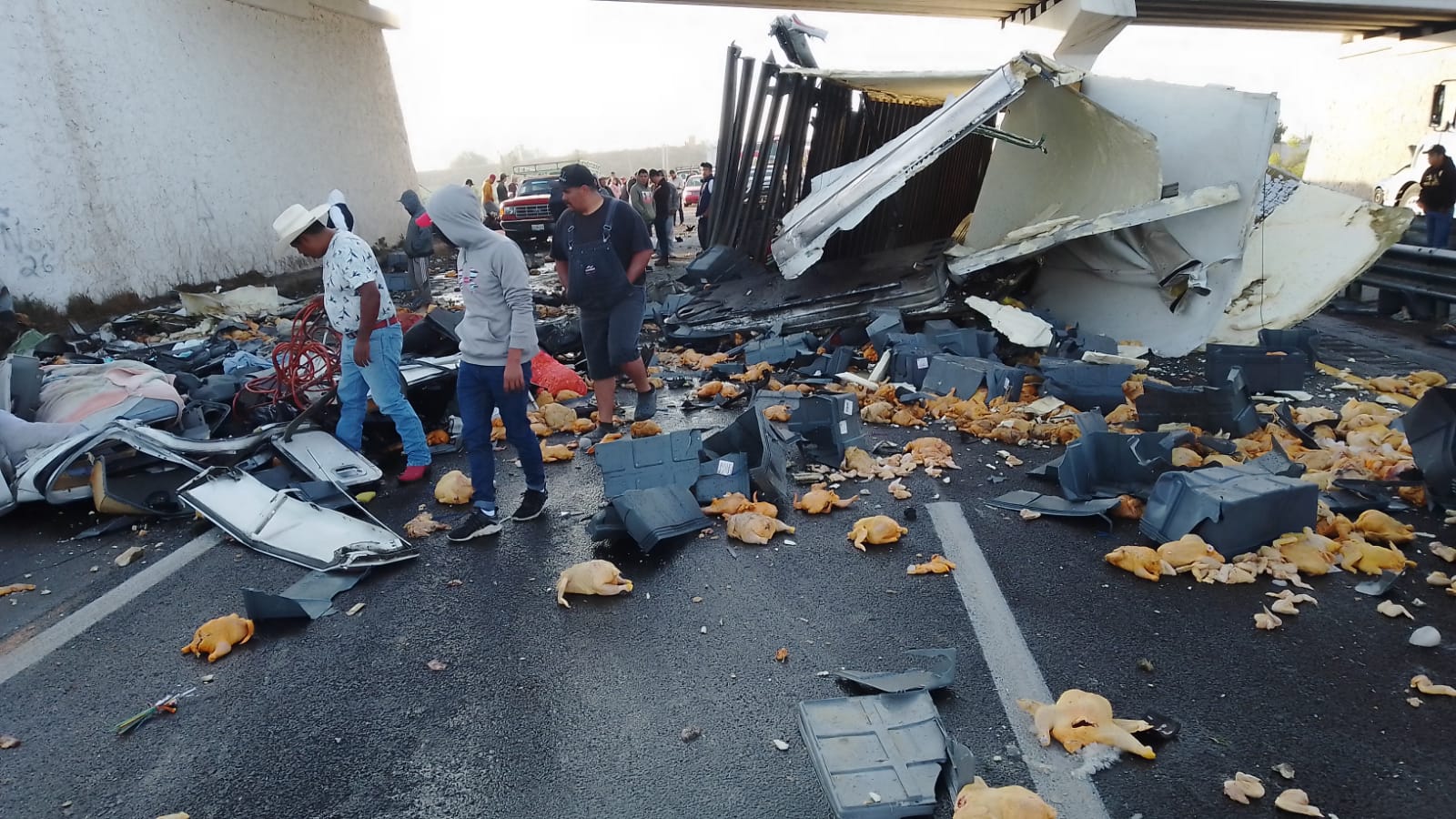 Volcadura de tráiler provoca cierre total de la autopista Ciudad Mendoza-Acatzingo