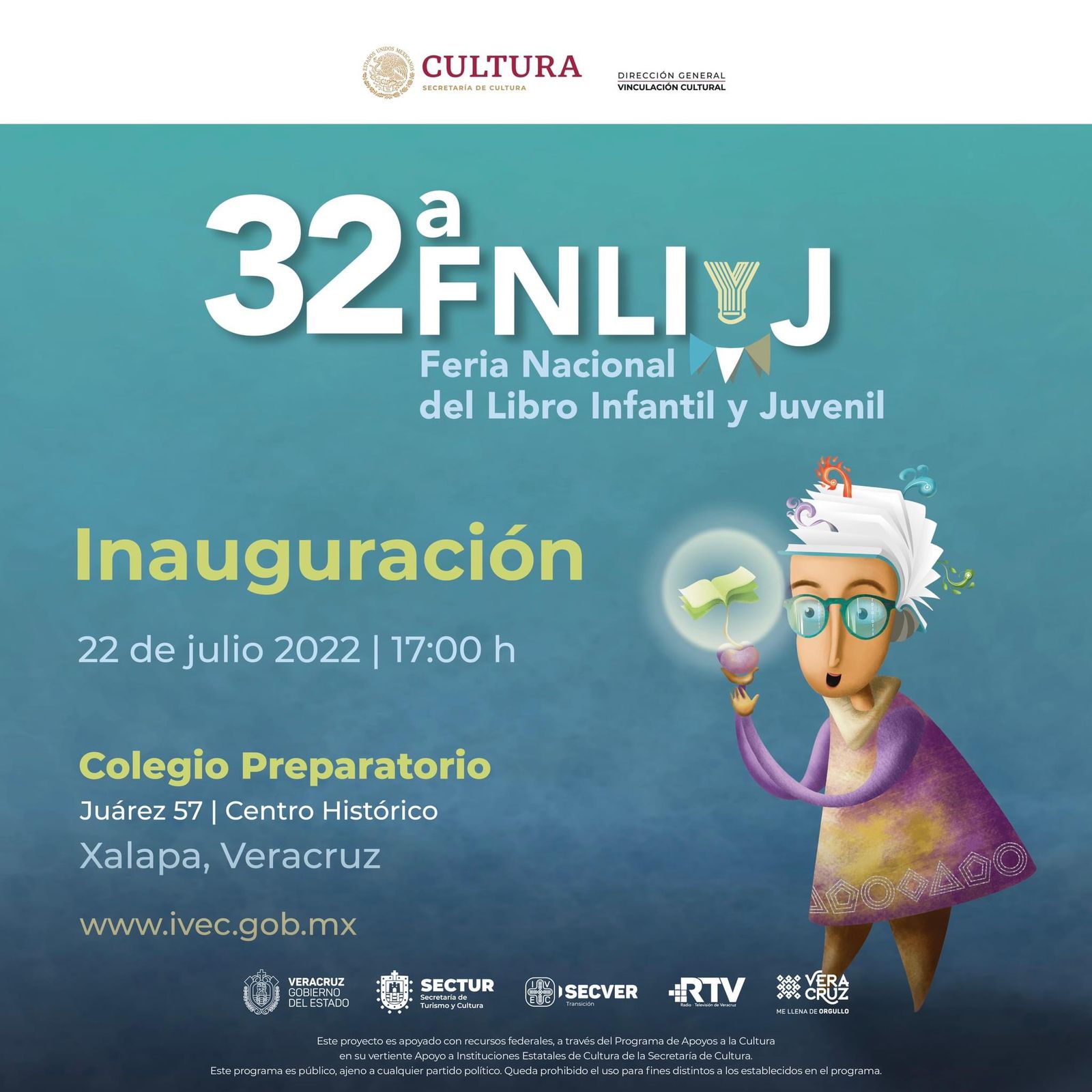 Hoy inauguración de la 32ª FNLIyJ en el Colegio Preparatorio