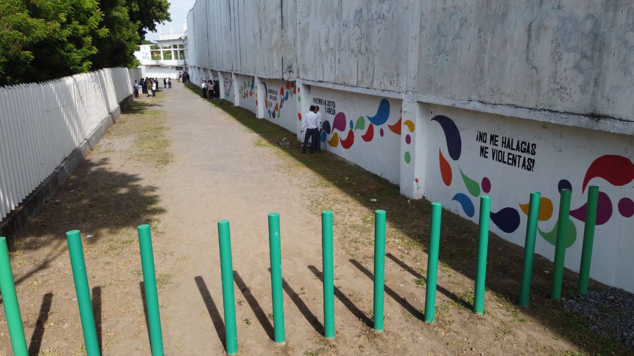 Habilitan sendero seguro para garantizar seguridad de las mujeres en Veracruz puerto