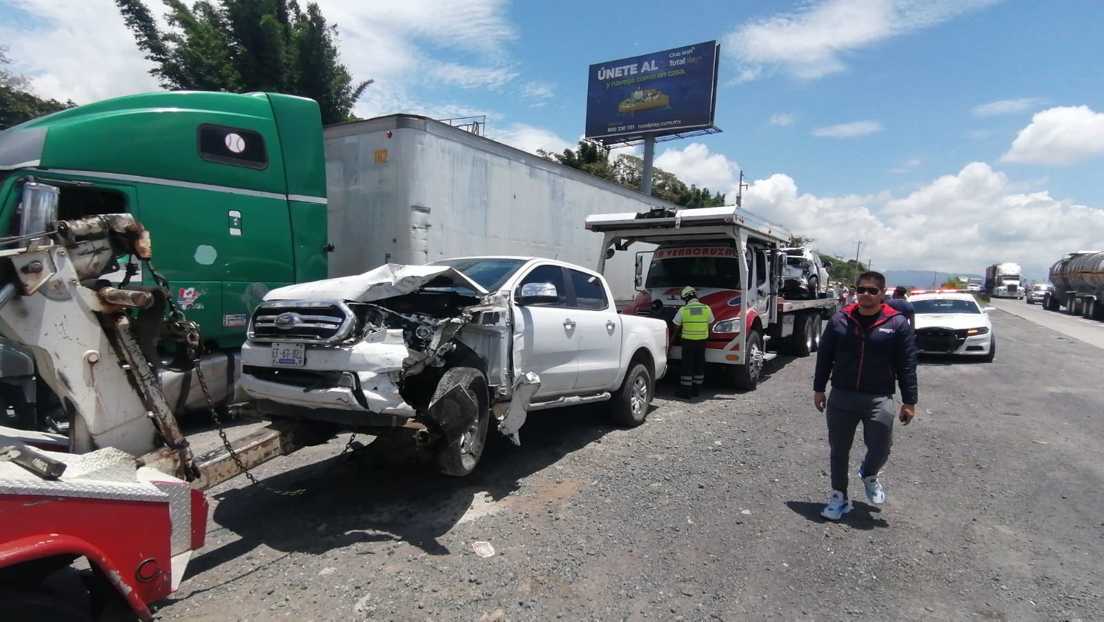 Carambola en la autopista Córdoba-Orizaba