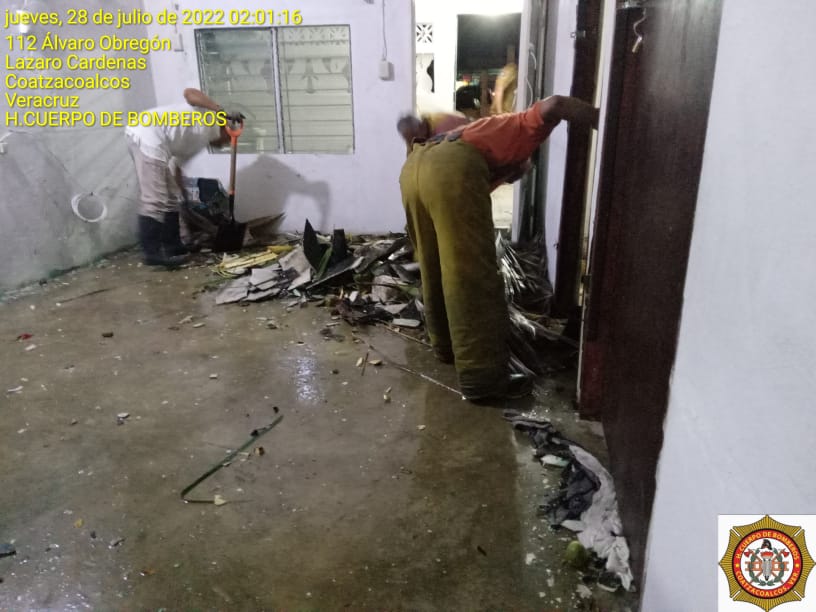 Un lesionado, árboles y estructuras colapsadas por tormenta registrada en el sur