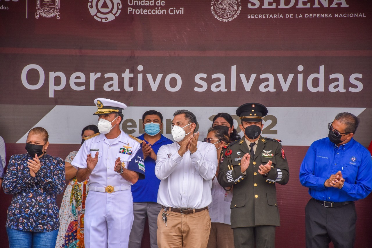 Arranca en Coatzacoalcos Operativo Salvavidas Verano 2022