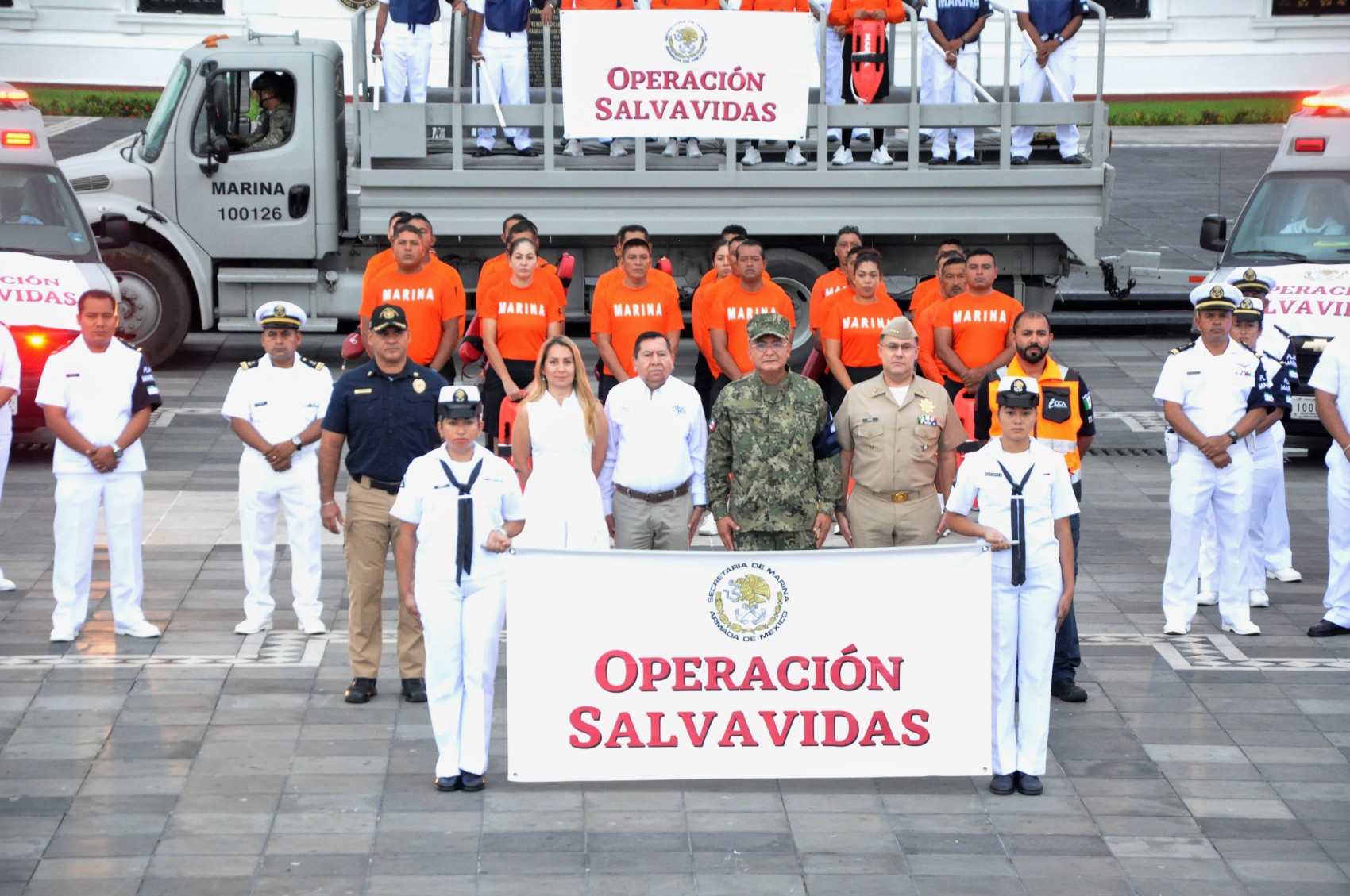 Inicia el Plan Marina Operación Salvavidas en playas de Veracruz y Boca del Río