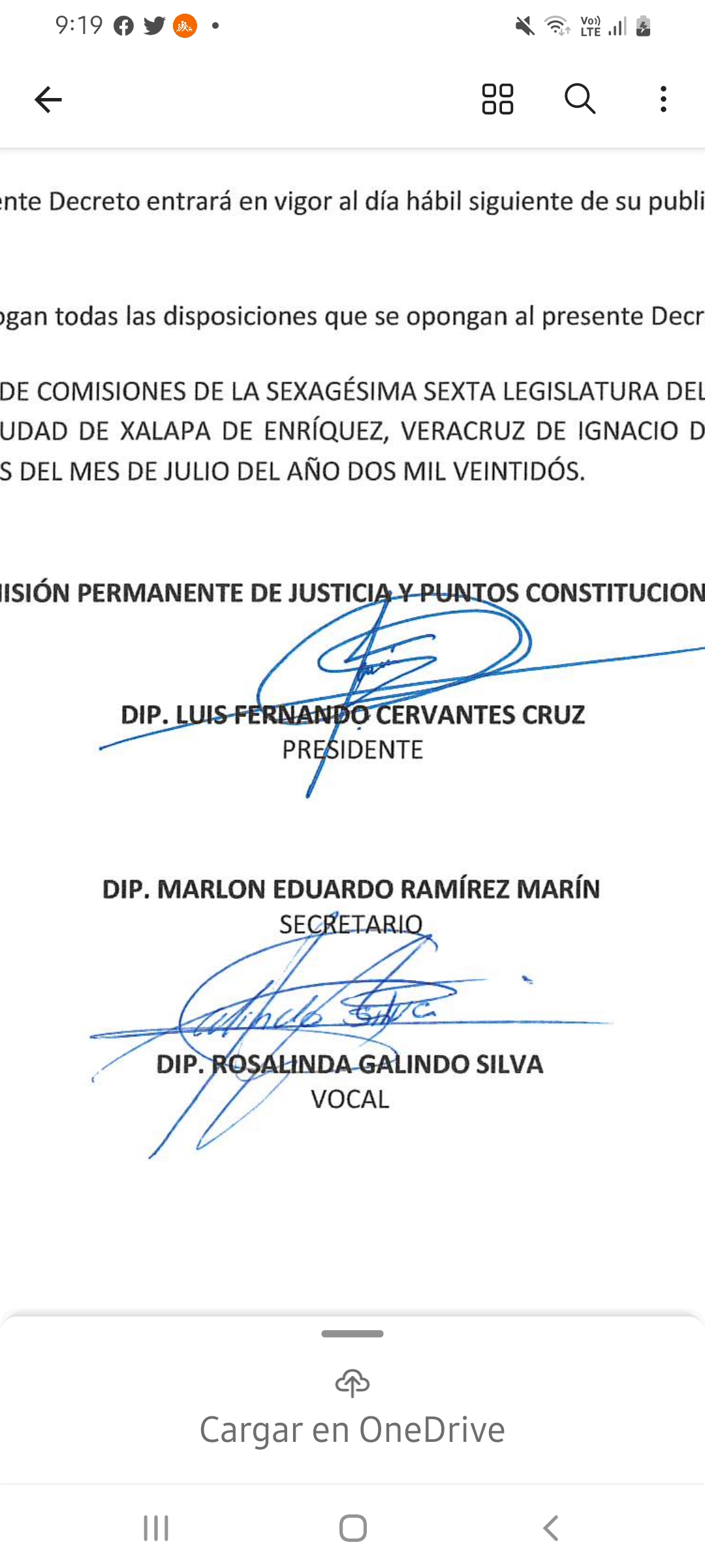 Congreso dictamina Ley Nahle y cita a sesión para votación
