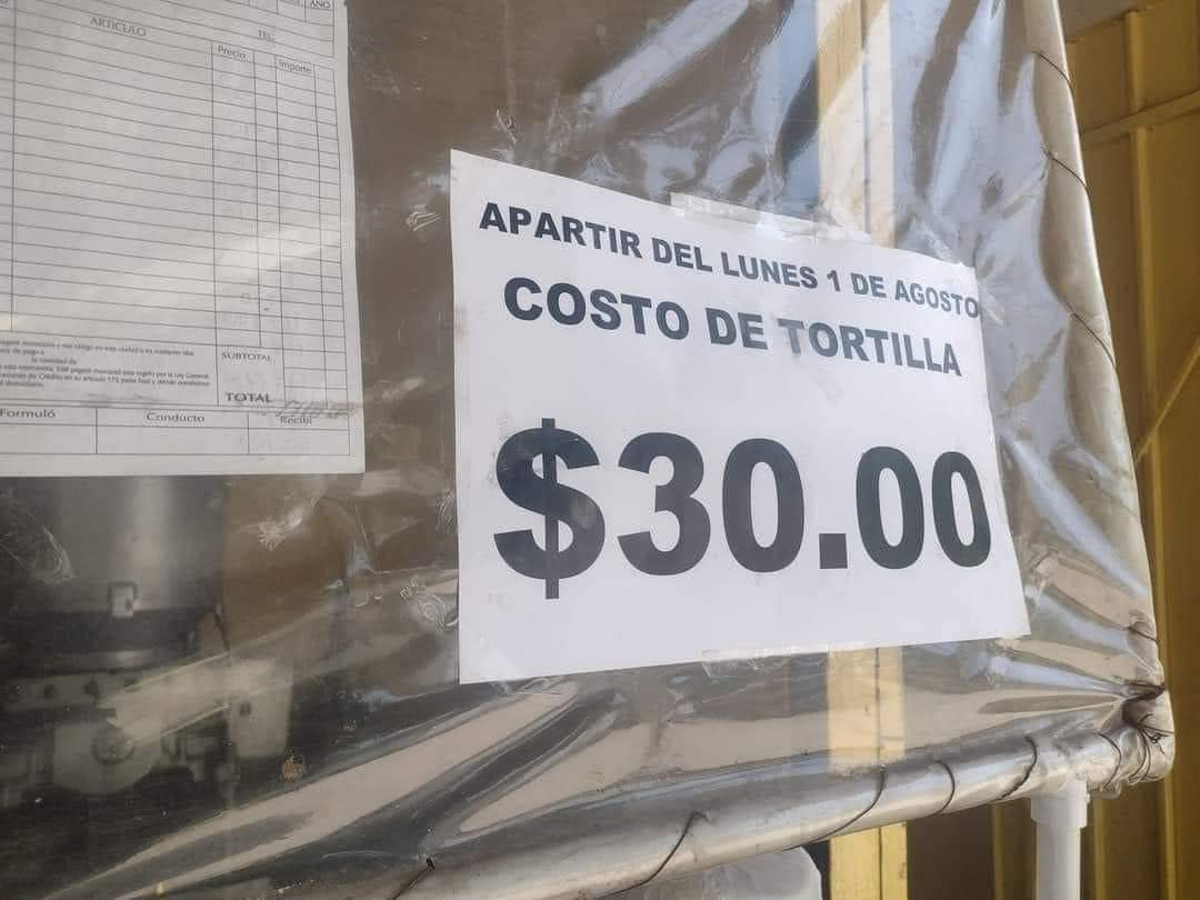 Sube a 30 pesos el kilo de tortilla en Poza Rica