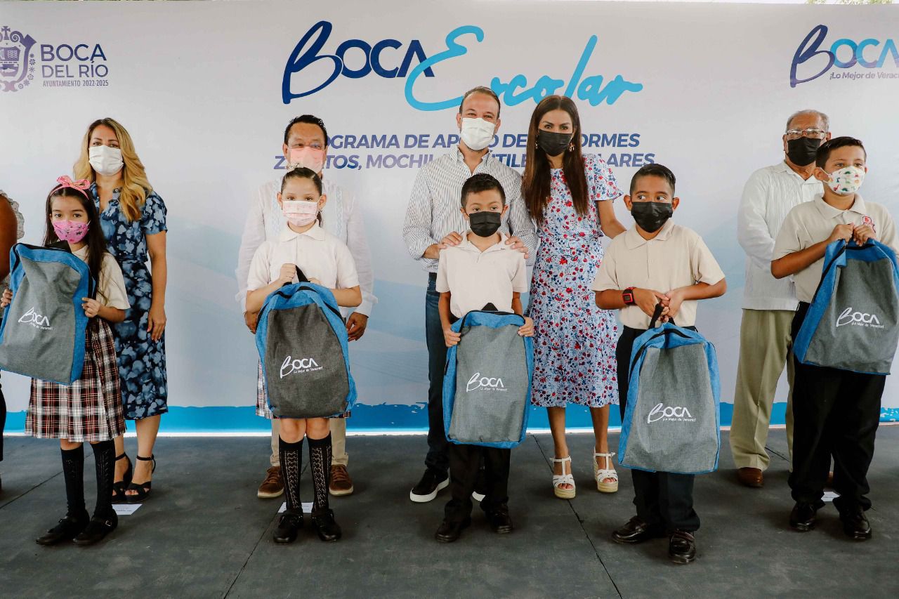 Unánue pone en marcha el programa Boca Escolar en escuelas públicas de Boca del Río