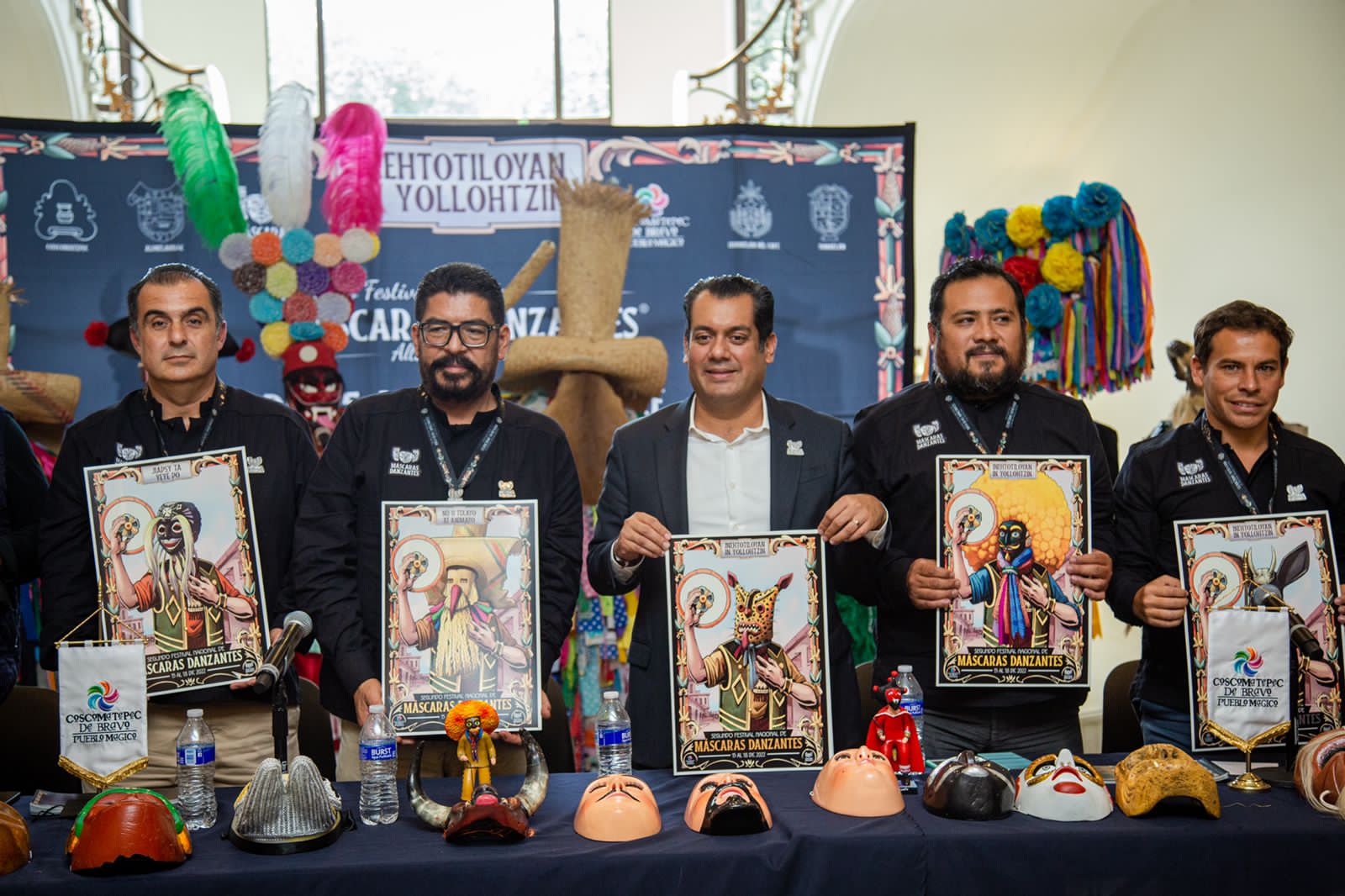 Sergio Gutiérrez Luna presenta en Los Pinos, Festival Nacional de Máscaras Coscomatepec 2022