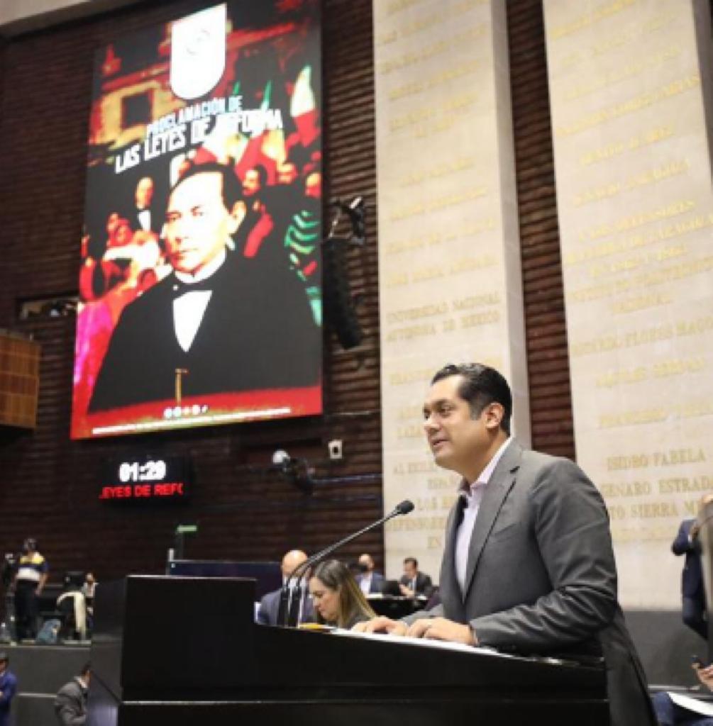 Defiende Sergio Gutiérrez Luna ideales juaristas y de la Cuarta Transformación