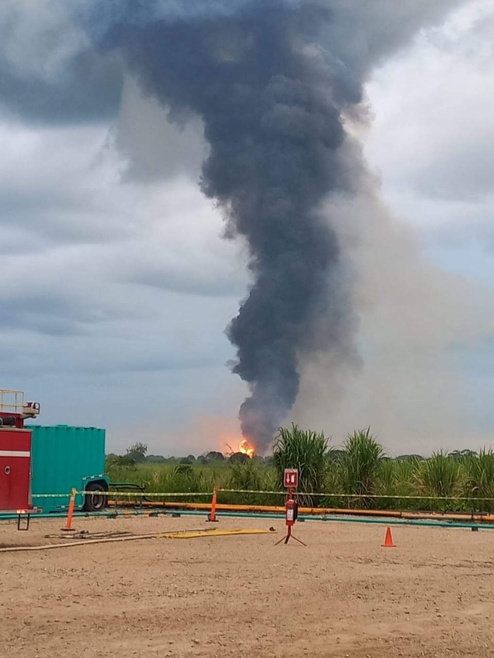 Explosión de ducto en Tabasco causa temor en Las Choapas