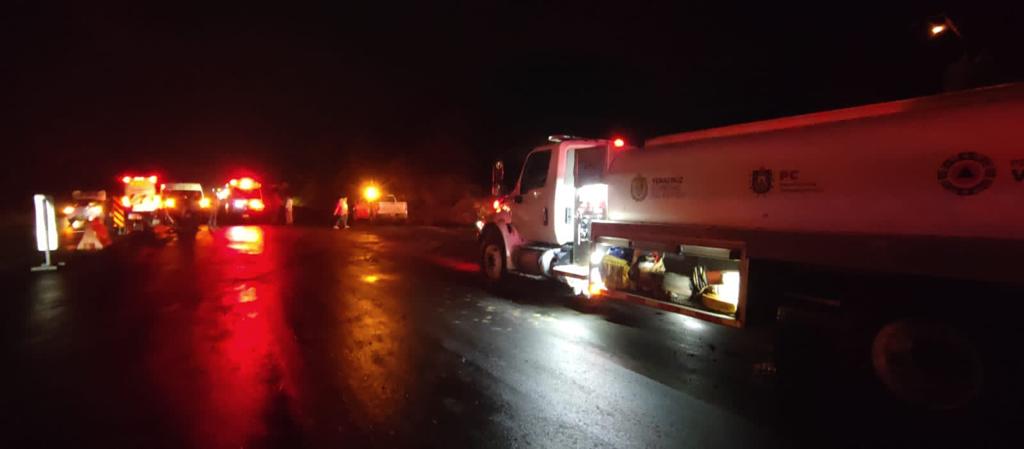 Se registra explosión en planta asfaltadora de Texistepec
