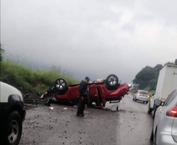 Ola de accidentes  en la autopista Orizaba-Puebla