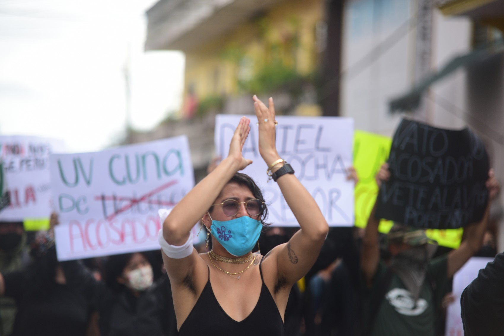 Estudiantes UV se movilizan en solidaridad con sus compañeros de Humanidades