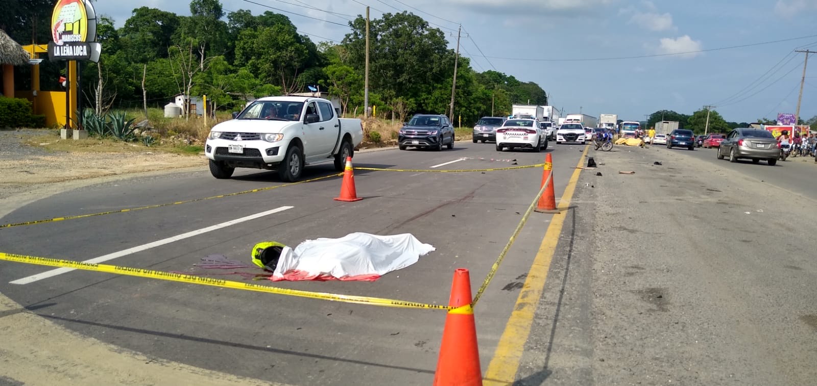 Motociclista muere en accidente en la carrera transístmica