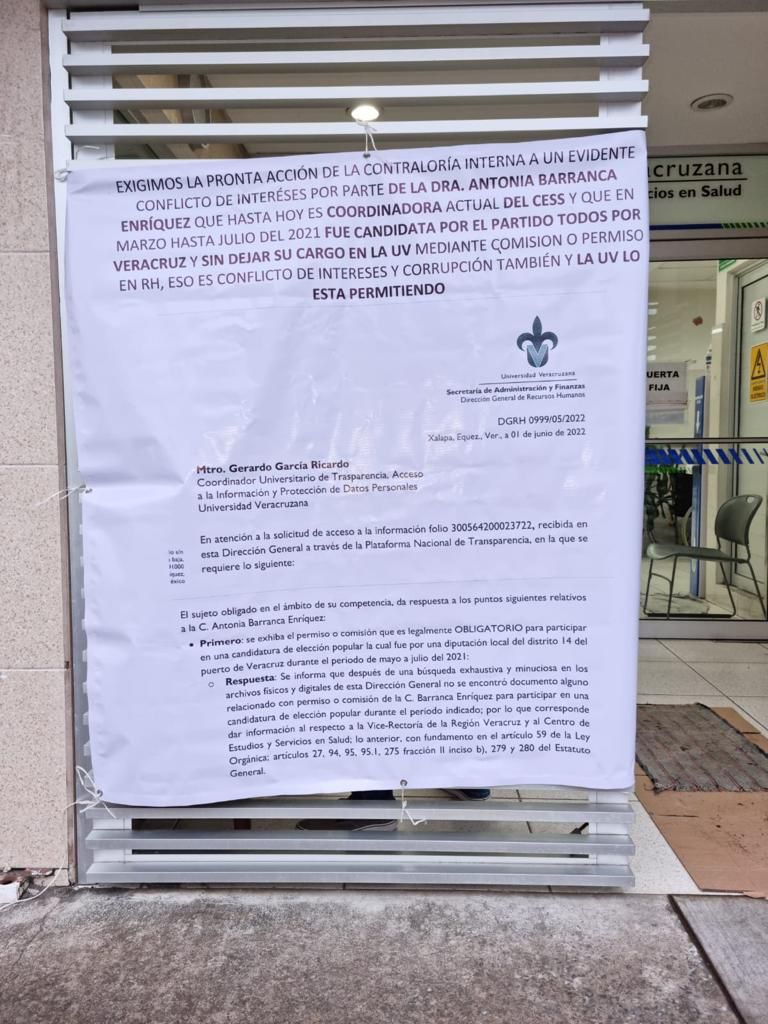 Exigen destituir a coordinadora del Centro de Estudios y Servicios en Salud de la UV