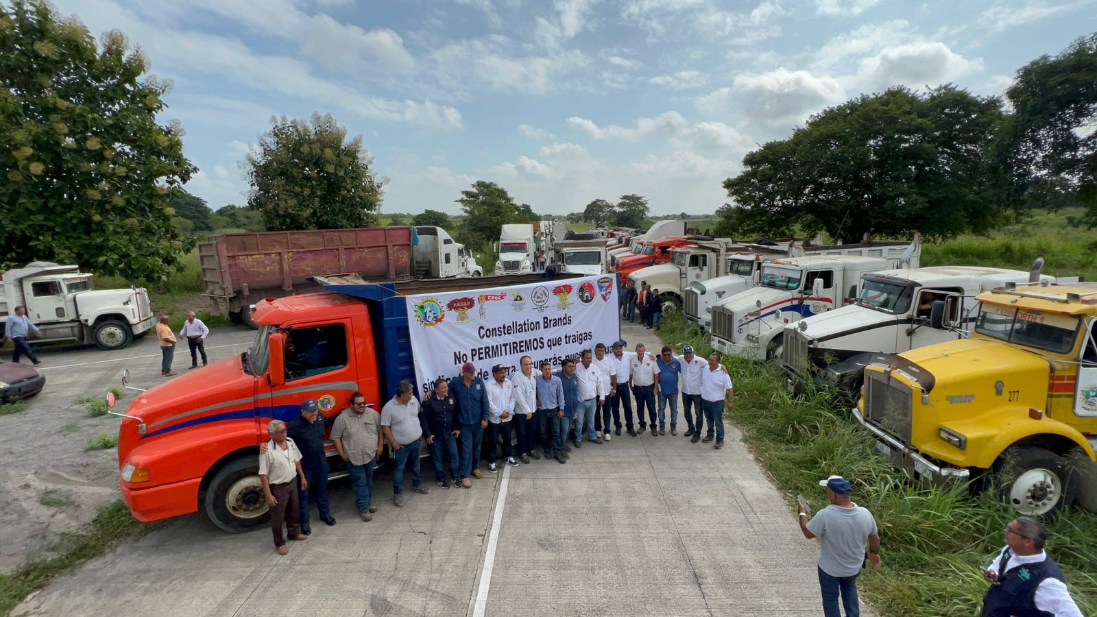Sindicatos exigen contratar mano de obra local a la cervecera Constellation Brands