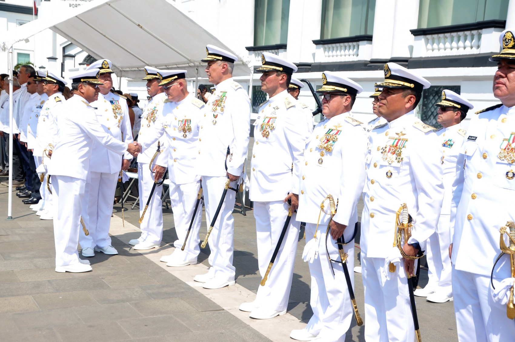 Semar realiza cambio de mando de armas en la Tercera Región Naval