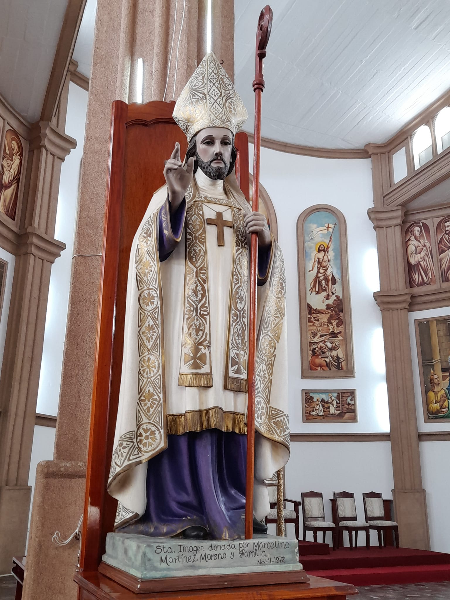 Otro megapuente en el Poder Judicial de Acayucan, ahora para celebrar a San Martín Obispo