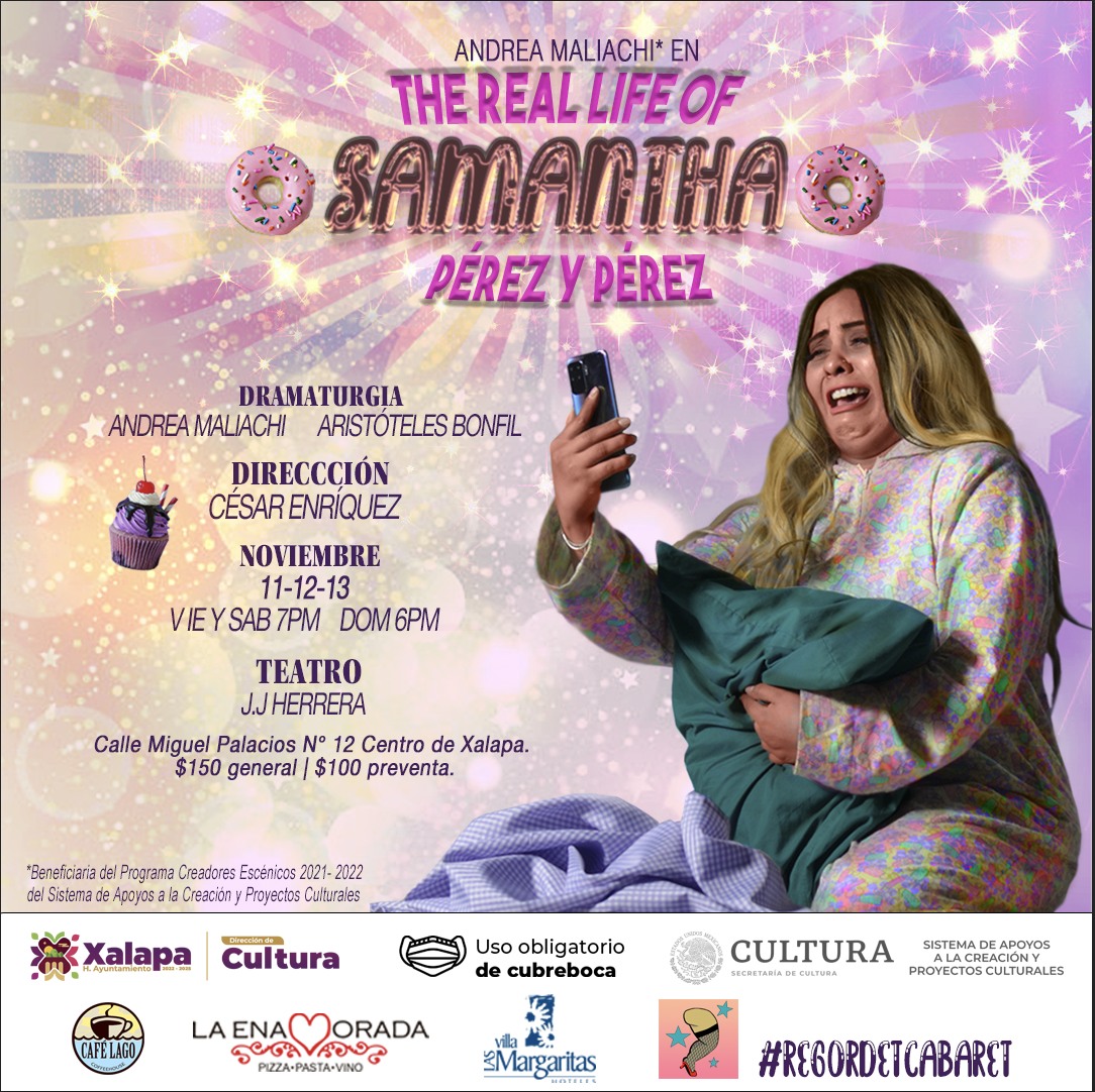 The real life of Samantha Pérez y Pérez, teatro para reflexionar sobre la depresión