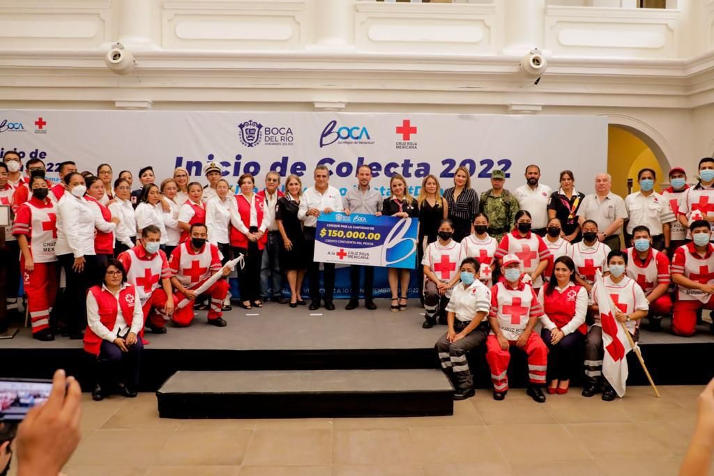 Refrenda Alcalde JM Unánue su apoyo a la Cruz Roja sumándose a la Colecta 2022