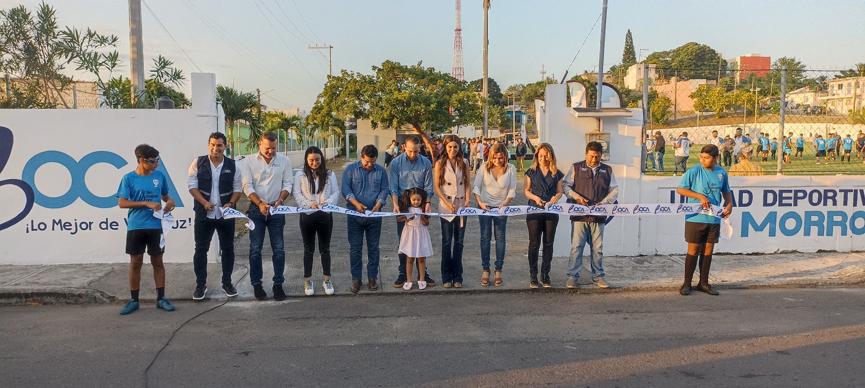 Unánue rehabilita nueve unidades deportivas de Boca del Río en 2022