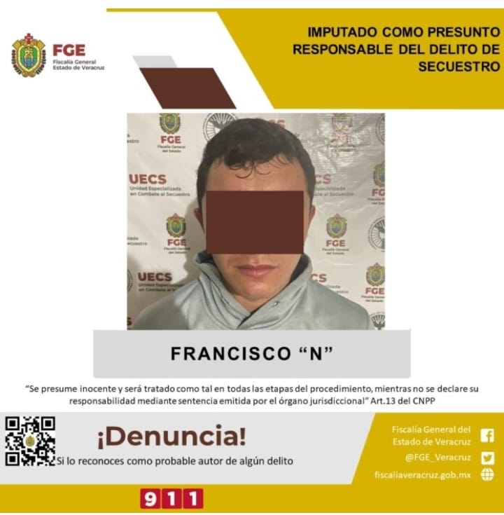 Cae presunto secuestrador de joven mujer de Ciudad Mendoza
