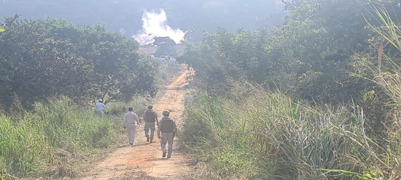 Toma clandestina causante de la fuga de amoníaco en el municipio de Nanchital