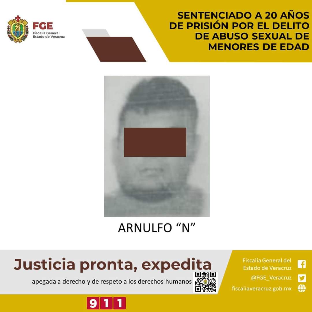 Condena de 20 años de prisión por abusar de sus hijas