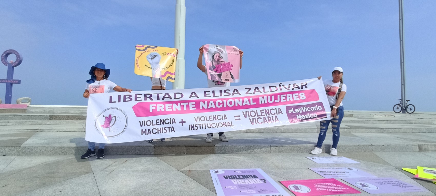 Exigen libertad para veracruzana, a quien presuntamente fabrican delitos para arrebatarle a hijos