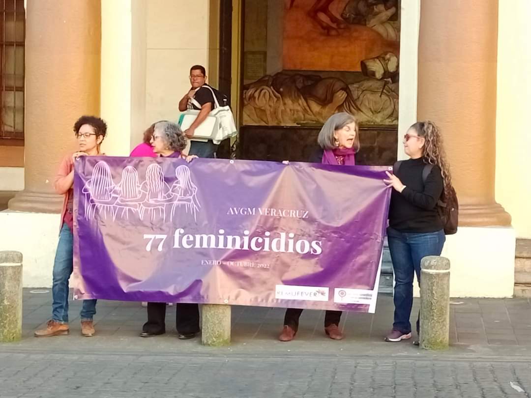 Veracruz reporta 77 feminicidios de enero a octubre de este año