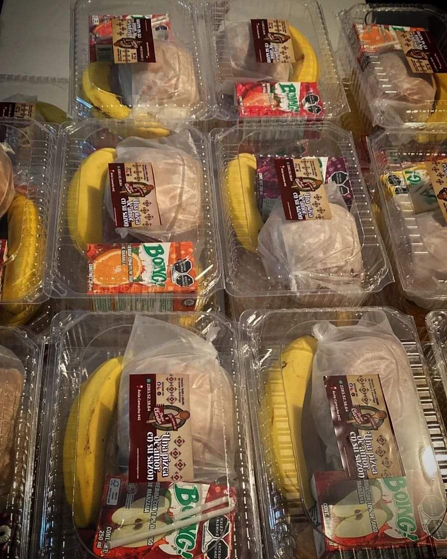 Doña Clarita exhibe a Sedecop con la compra de lunchs