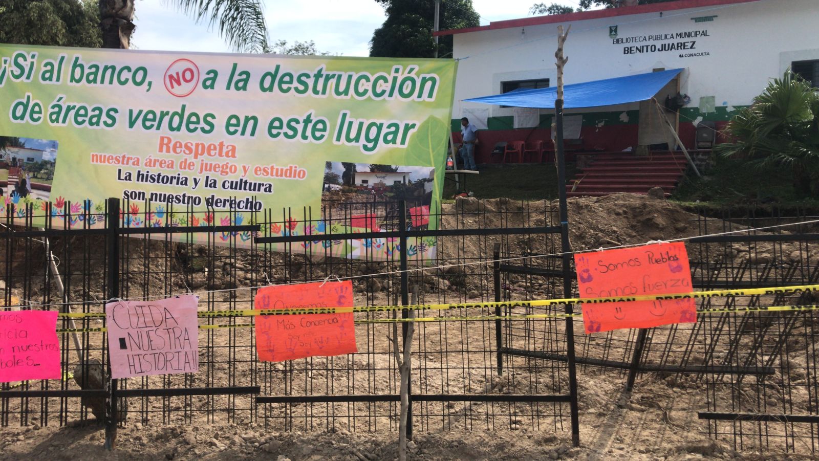 Construcción de Banco del Bienestar de Tlaltetela cuenta con permisos en regla: Comisariado