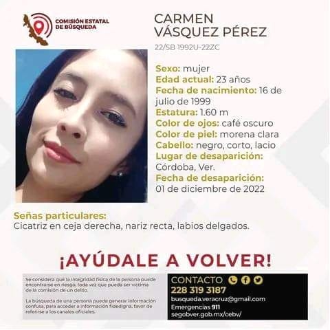 Desaparece mujer en la zona centro