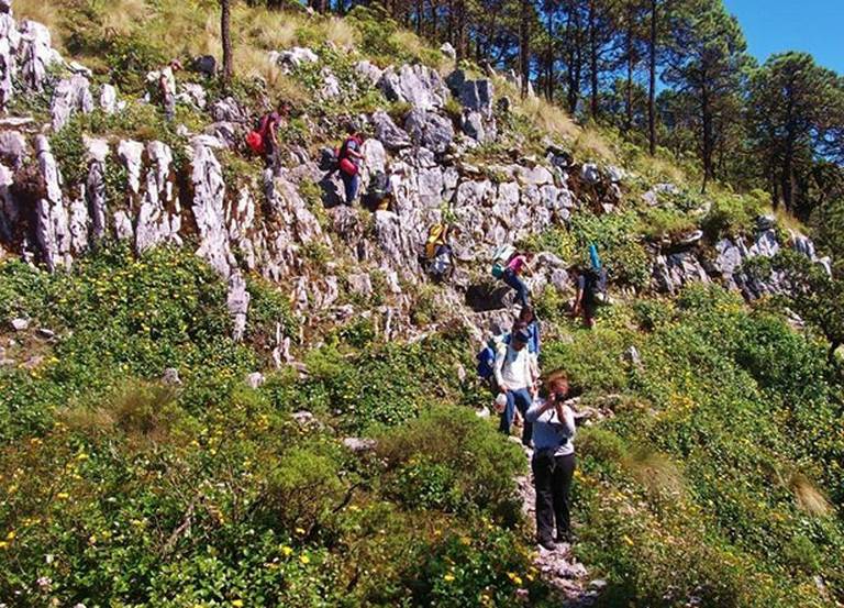 Familia se extravía en el cerro Tepoztecatl de Mariano Escobedo
