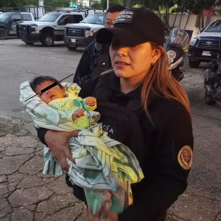 Abandonan a bebé de un mes y siete dias de nacida; estaba desaparecida