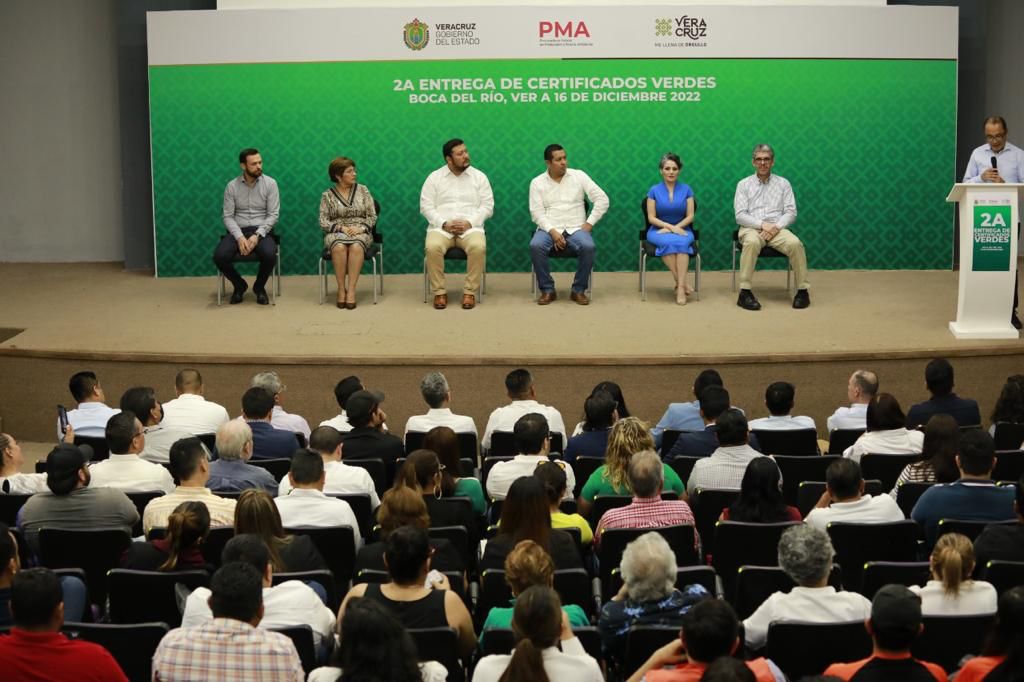 PMA entrega certificados Empresa Verde Responsable a 23 compañías veracruzanas