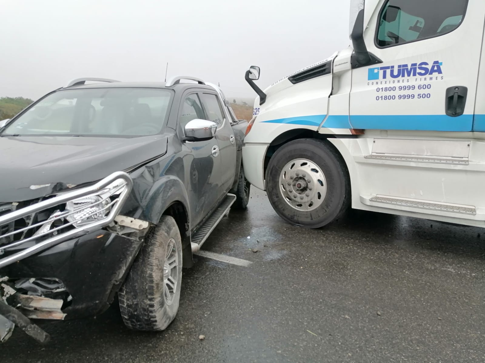 Ola de accidentes en la autopista Córdoba-Puebla debido al mal tiempo