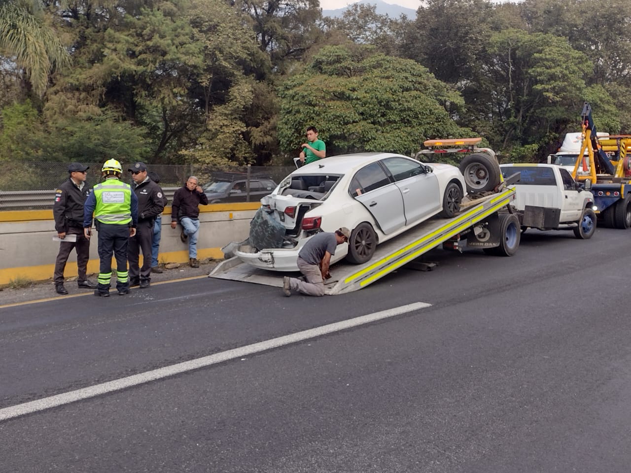 Otra carambola en la autopista Orizaba-Puebla, a la altura de Nogales