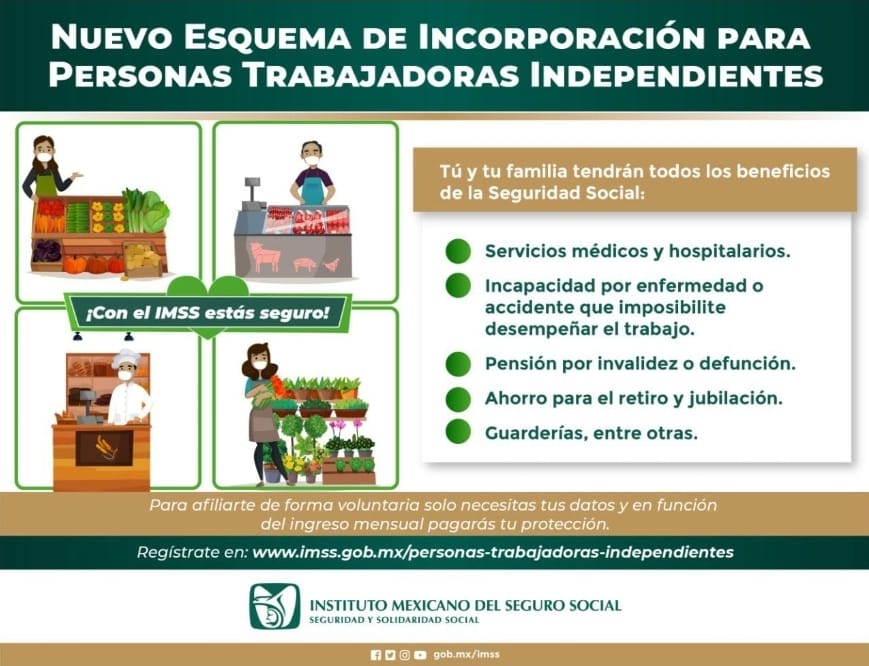 ¿ Eres trabajador independiente? Así puedes obtener los beneficios del IMSS