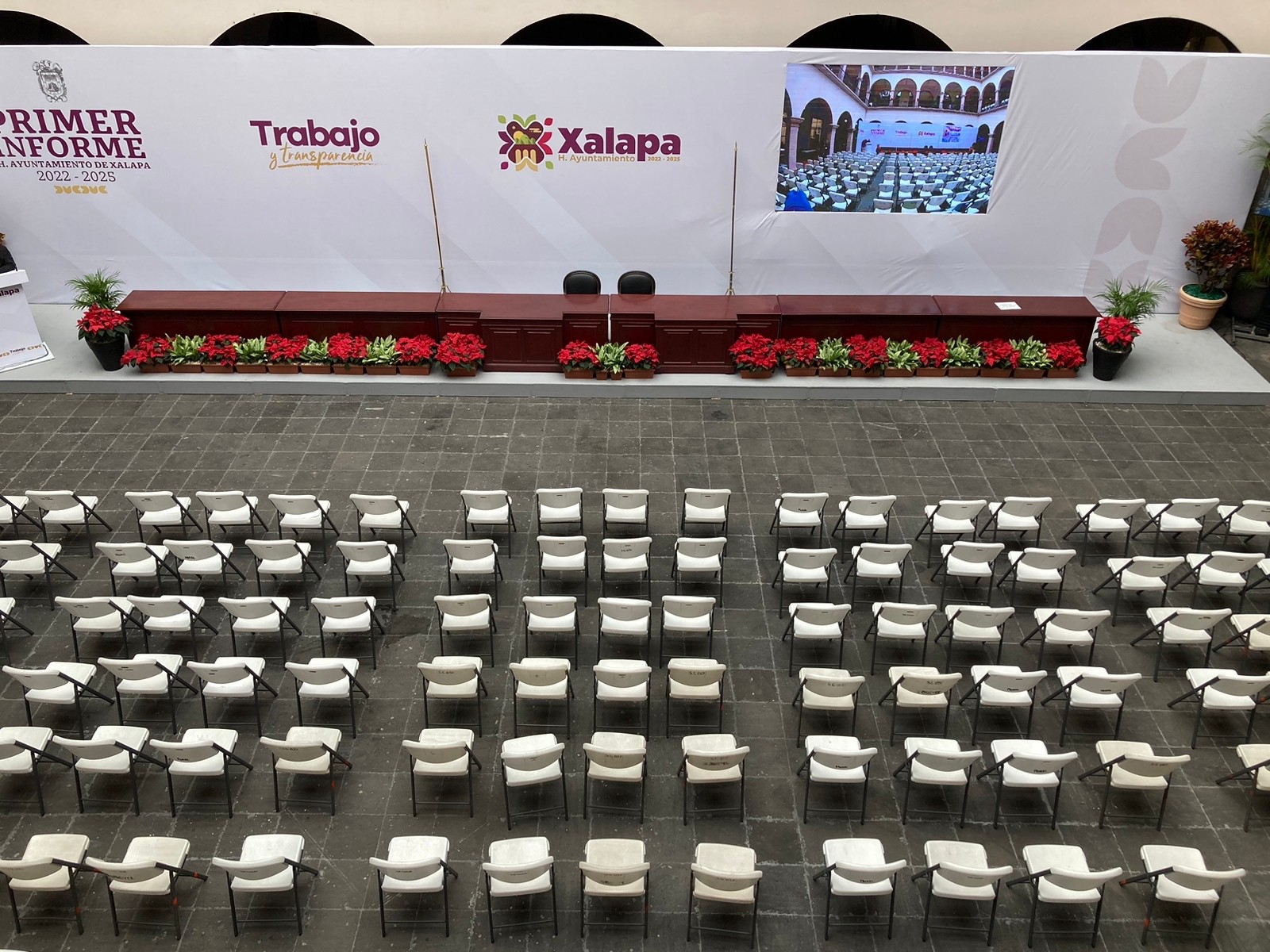 Todo listo para el primer informe del alcalde Ricardo Ahued