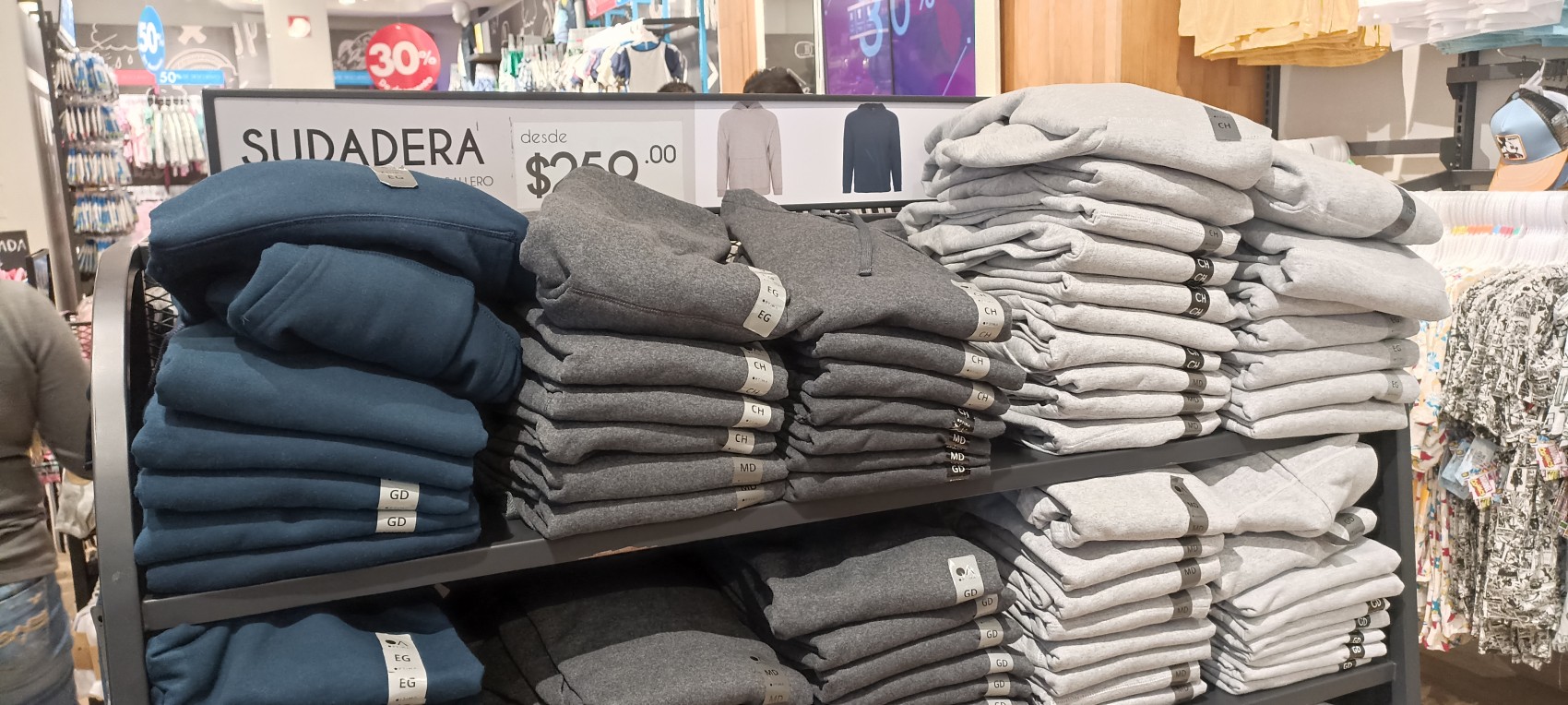 Compra de ropa invernal aumenta más del 50% en Veracruz puerto por el frío