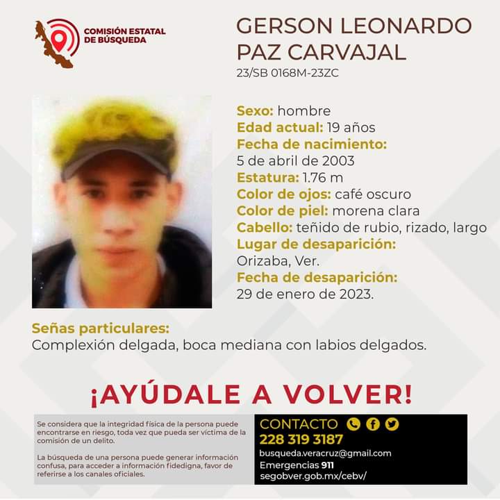 Desaparecen tres jóvenes al salir de un antro en Orizaba