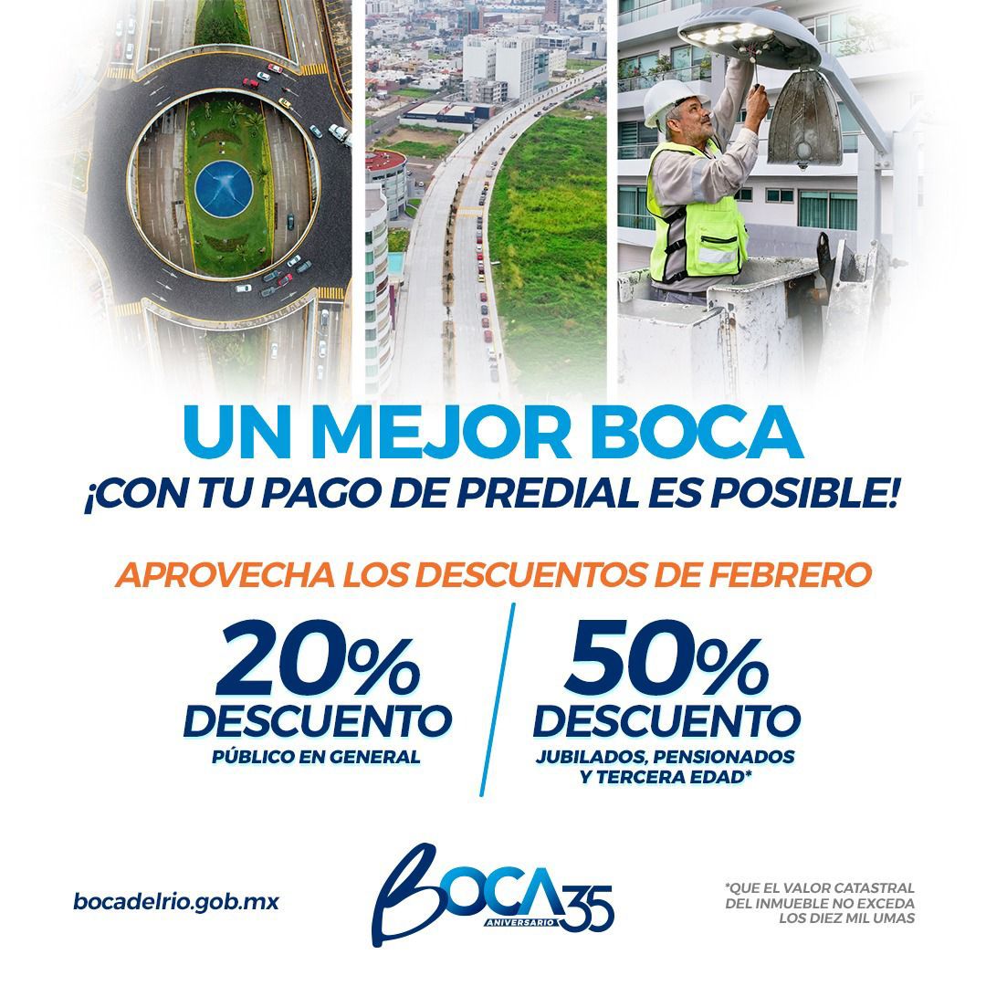 Se mantiene en febrero el descuento al Pago del Impuesto Predial: Alcalde JM Unánue
