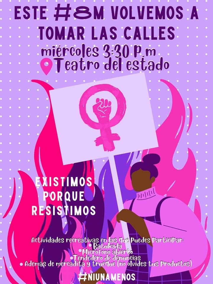 #8M Veracruz se prepara para las marchas feministas