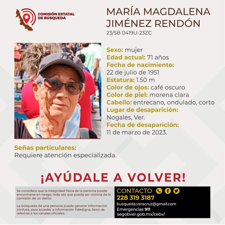 Reportan desaparecidas a tres mujeres mayores de edad en Nogales